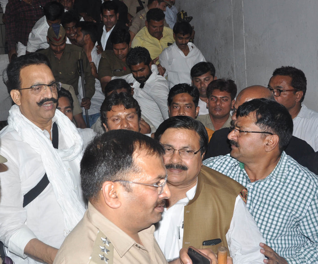 mla mukhtar ansari arrested in extortion case by mohali police