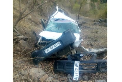 Car accident near shimla side story 4 died 4 injured
