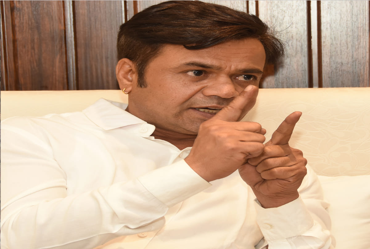 Bollywood comedian Rajpal Yadav in Kanpur
