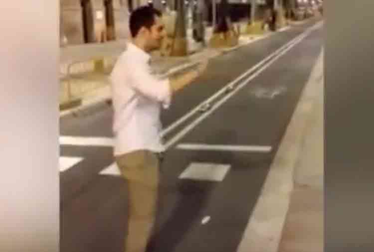 in spain man kicked a woman for making a viral video now pay 45 lack rupees