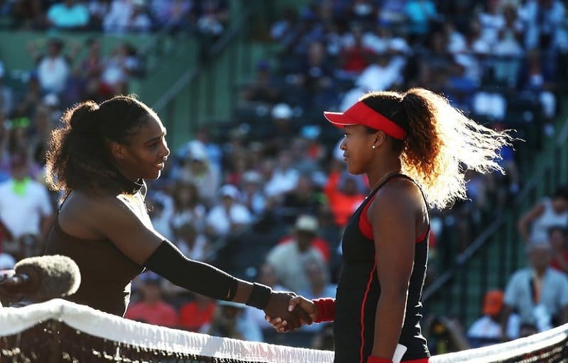  Naomi Osaka beats serena williams in first round of Miami Open
