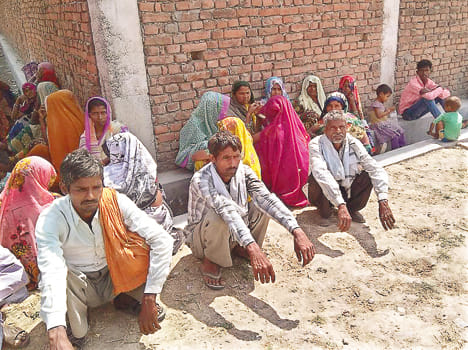 Destitute woman hanged