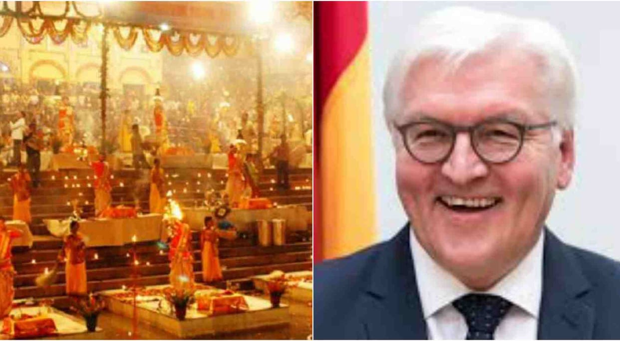 Dev deepawali will be show in varanasi on welcome of german president