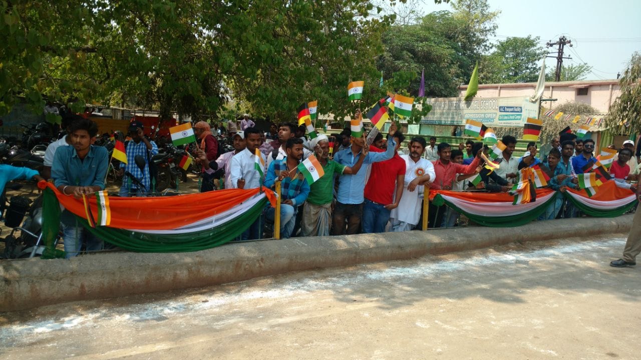 german president start his five day india visit with varanasi