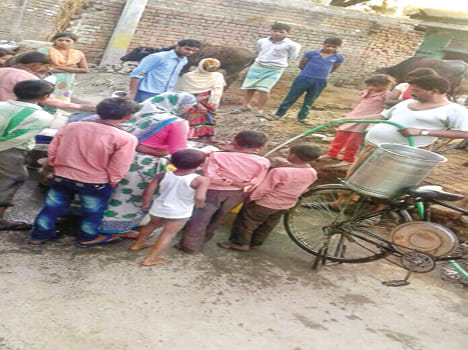55 handpumps standing in Barrikapadia village stub