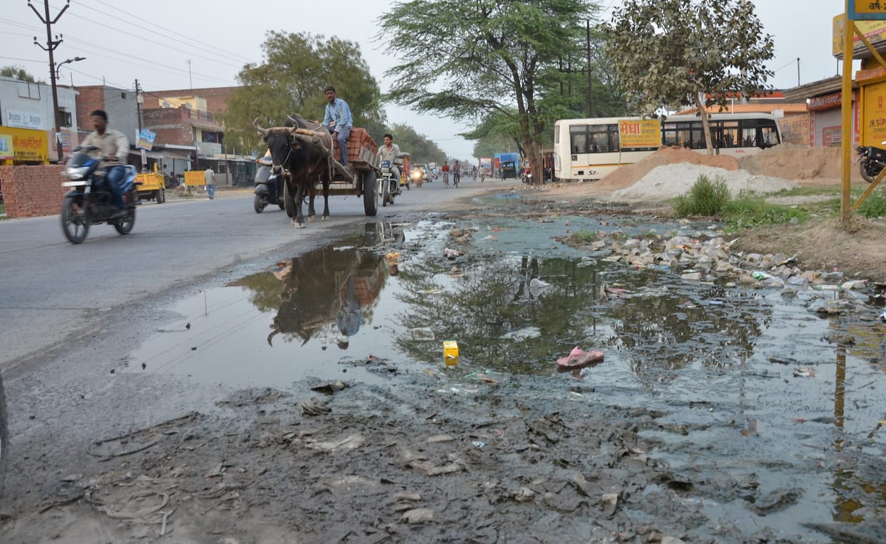 Notice to those who have destroyed Ramghat Road