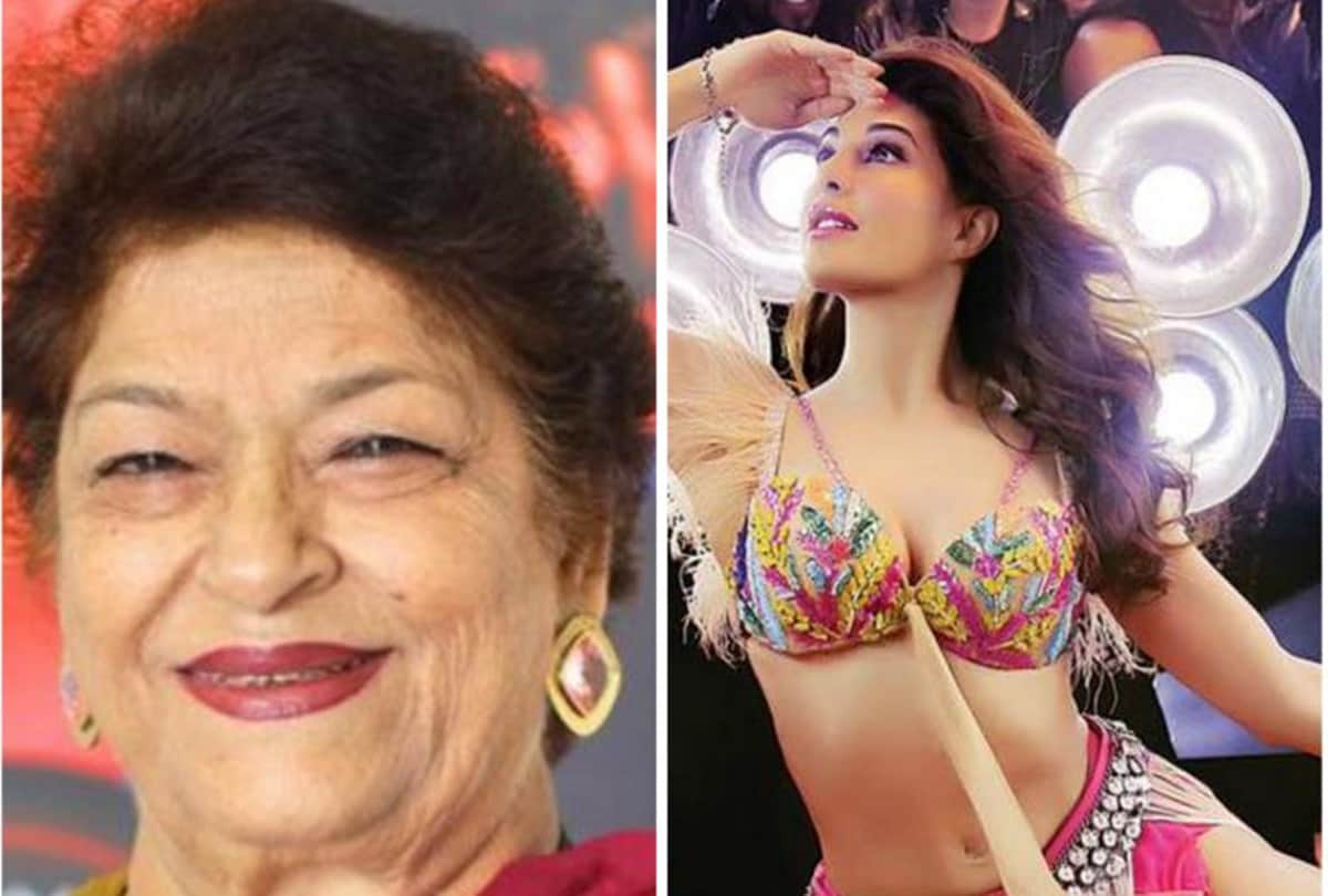 finally saroj khan speak about jacqueline fernandez new version ek do teen