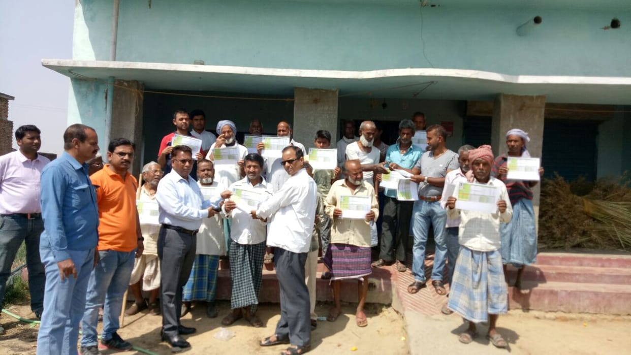 Soil Health Card given to 111 farmers