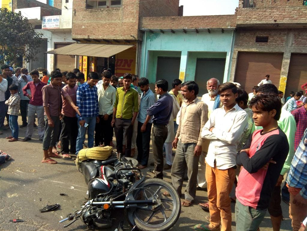 Two young men died in a road accident, one injured