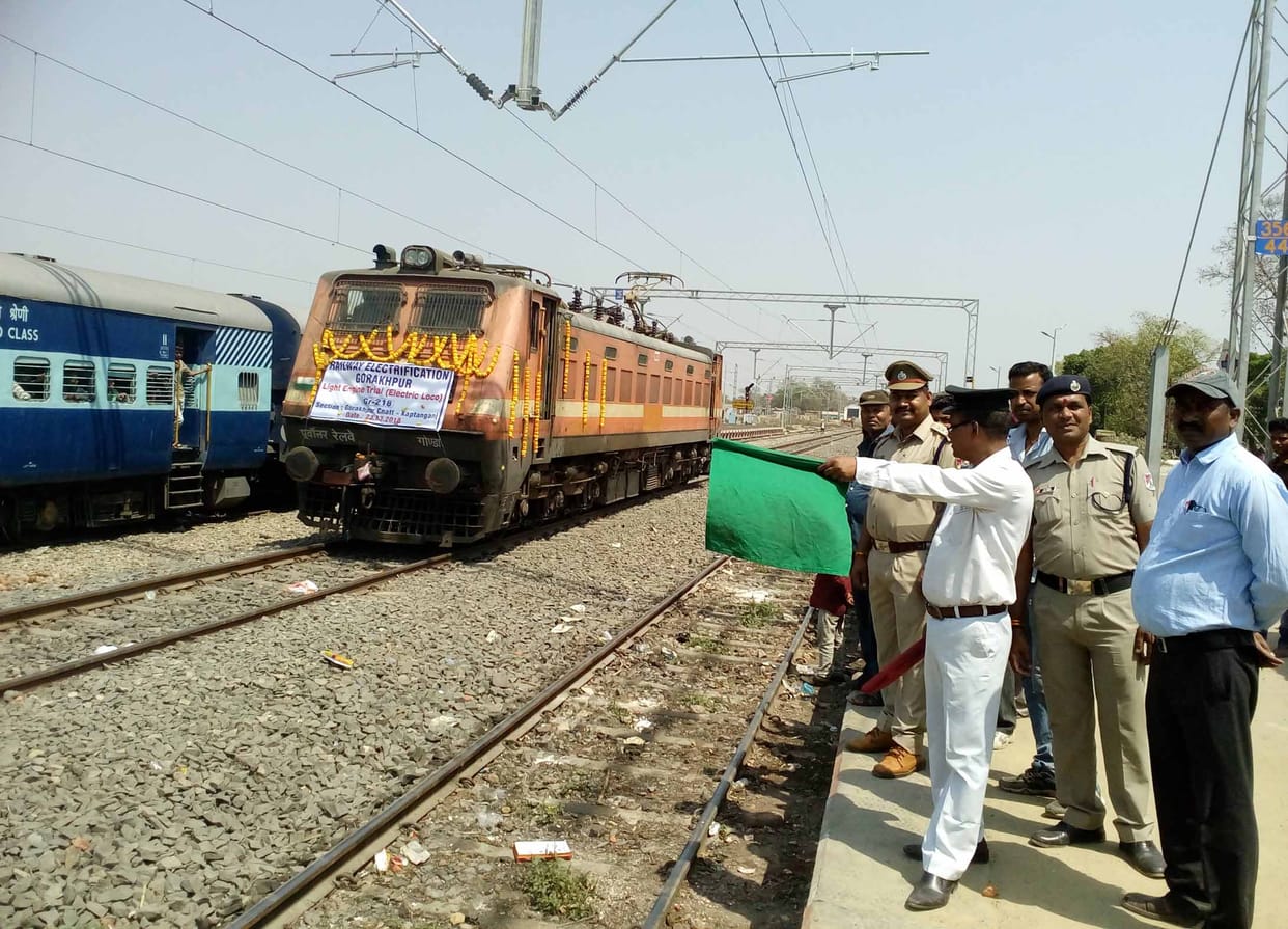 Final trial for electric engine