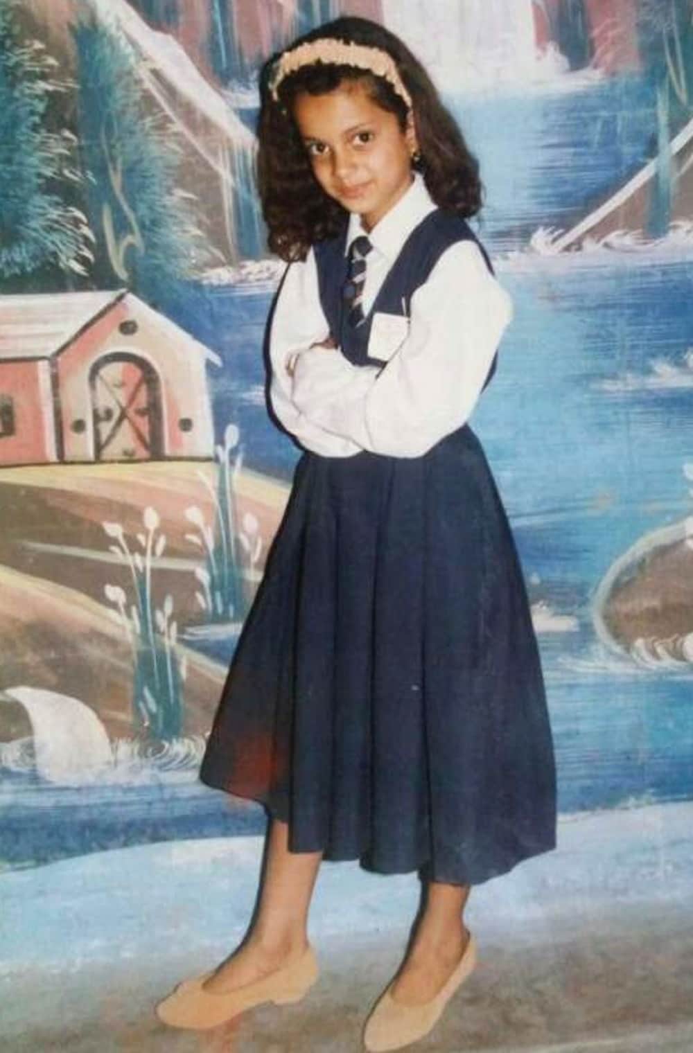 Rare and unseen childhood pictures of Bollywood Queen Kangana Ranaut goes viral on her birthday