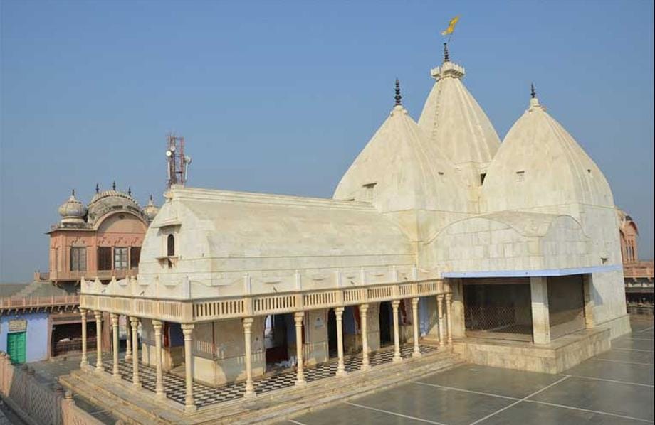 mathura five places have been declared as pilgrimage sites