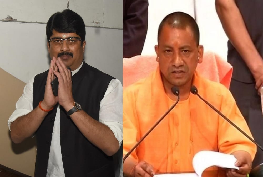 raja bhaiya met with cm yogi