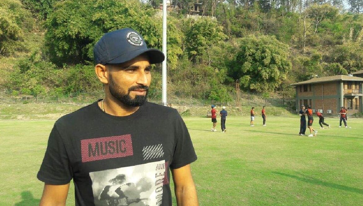 Mohammed Shami arrives Dehradun for ipl 2018 practice