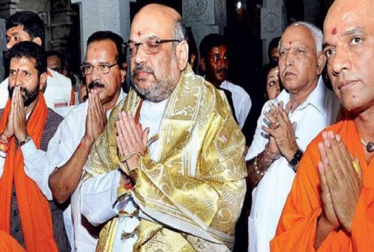 BJP chief amit Shah to visit Lingayat mutts in Karnataka