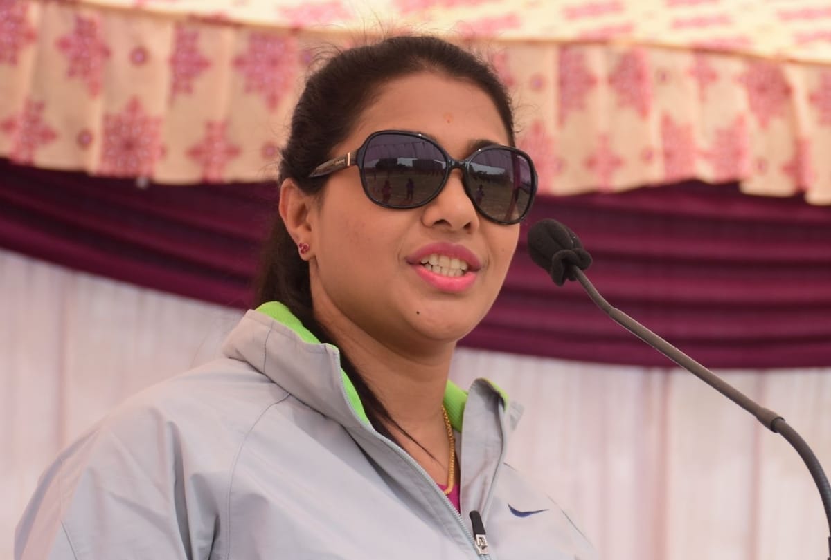 athelete Anju Bobby George in lucknow