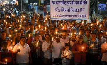 Candle march for Lance Nayak in Cantt