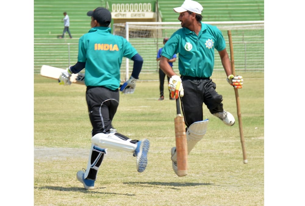 indian divyang cricket team match in lucknow.