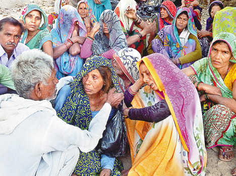 The villagers kept jam
