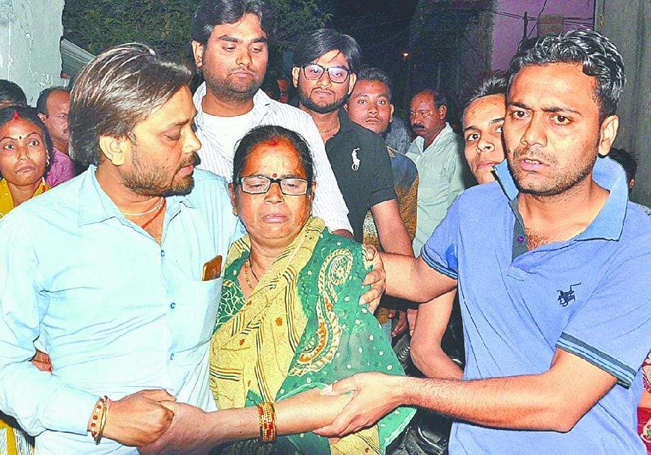 agra three killed due to domestic violence