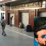 पकड़े गए भाई इनसेट में और उनकी दुकान सील करती पुलिस।