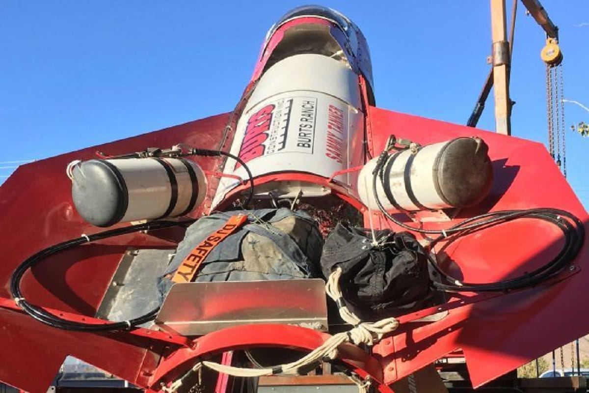 scientist Mike Hughes launches home made steam powered rocket 