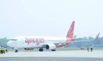 स्पाइस जेट विमान की फाइल फोटो।