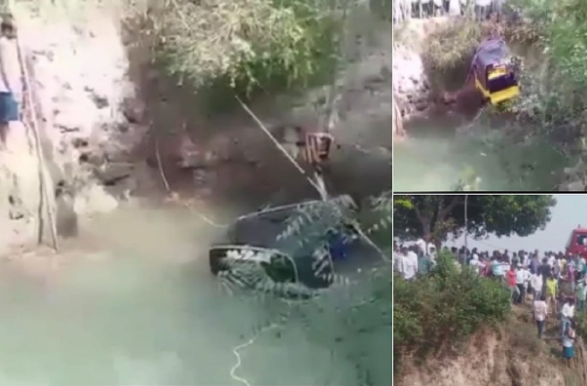 Telangana CM Chandrashekhar Rao condolences on Ten people killed as autorickshaw falls in Nizamabad