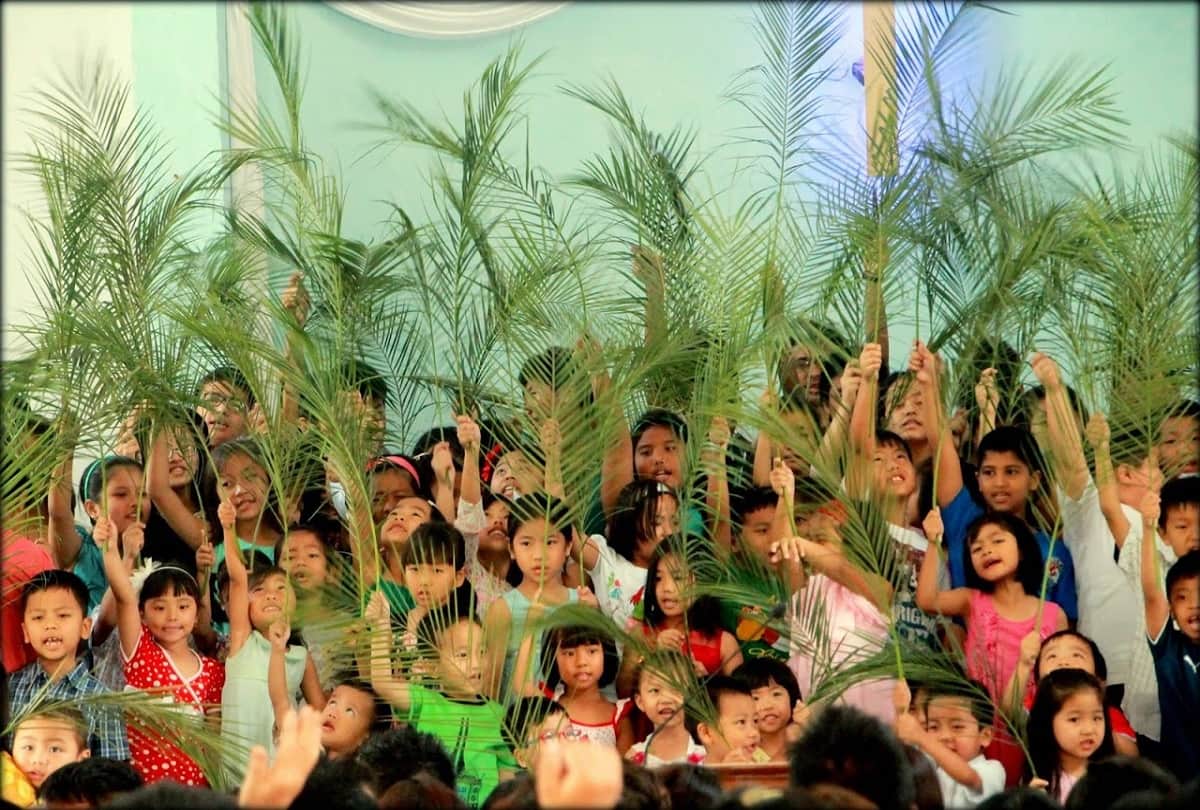 'Palm Sunday' organized by Christian devotees 