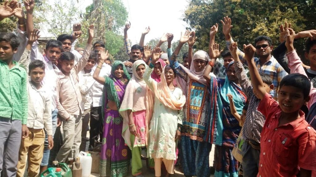 Villagers protested against Chotedar
