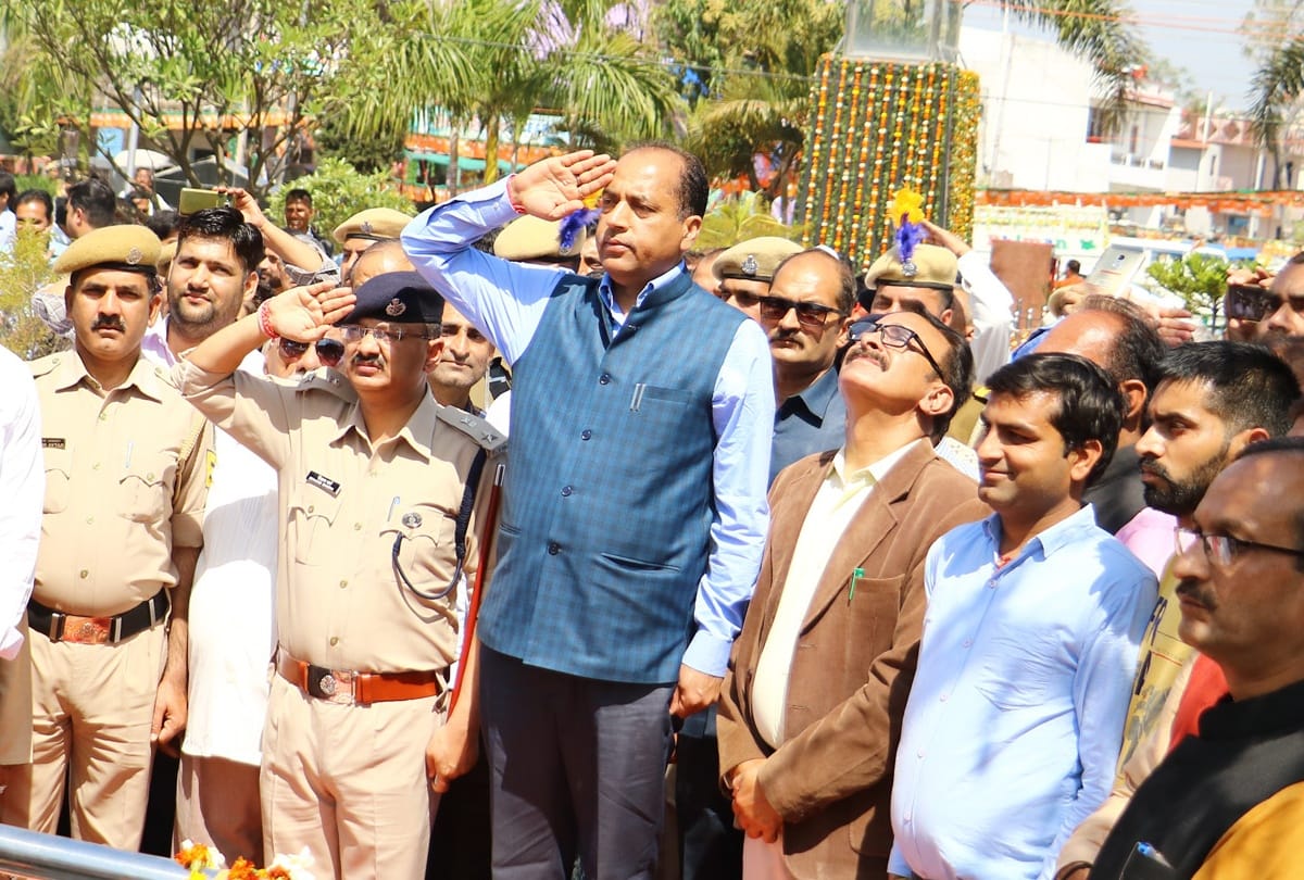 cm jairam thakur targets himachal congress during Una visit