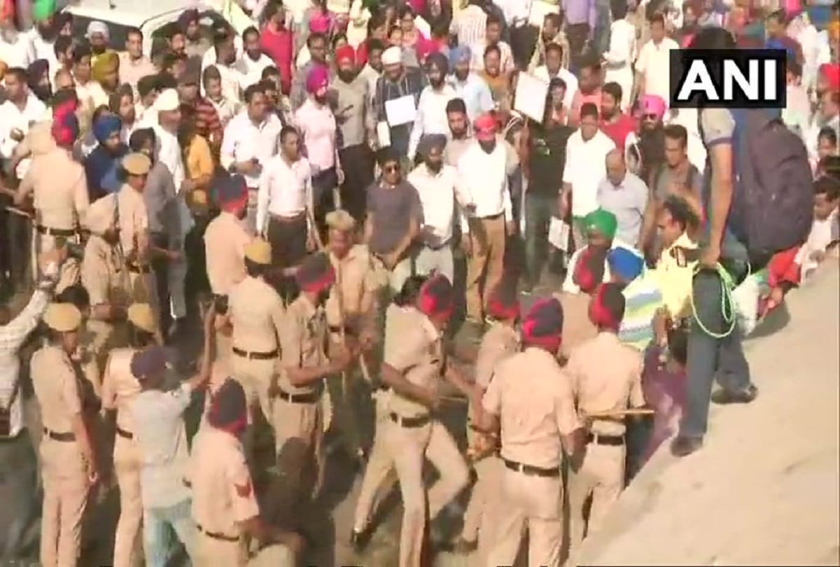 punjab Government Teachers Association stage protest against the state government in ludhiana  
