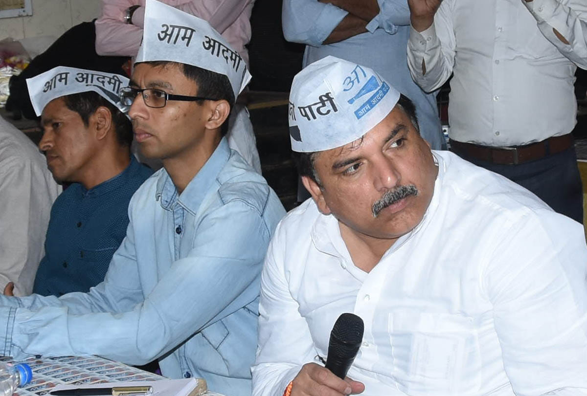 AAP MP Sanjay Singh charged on BJP