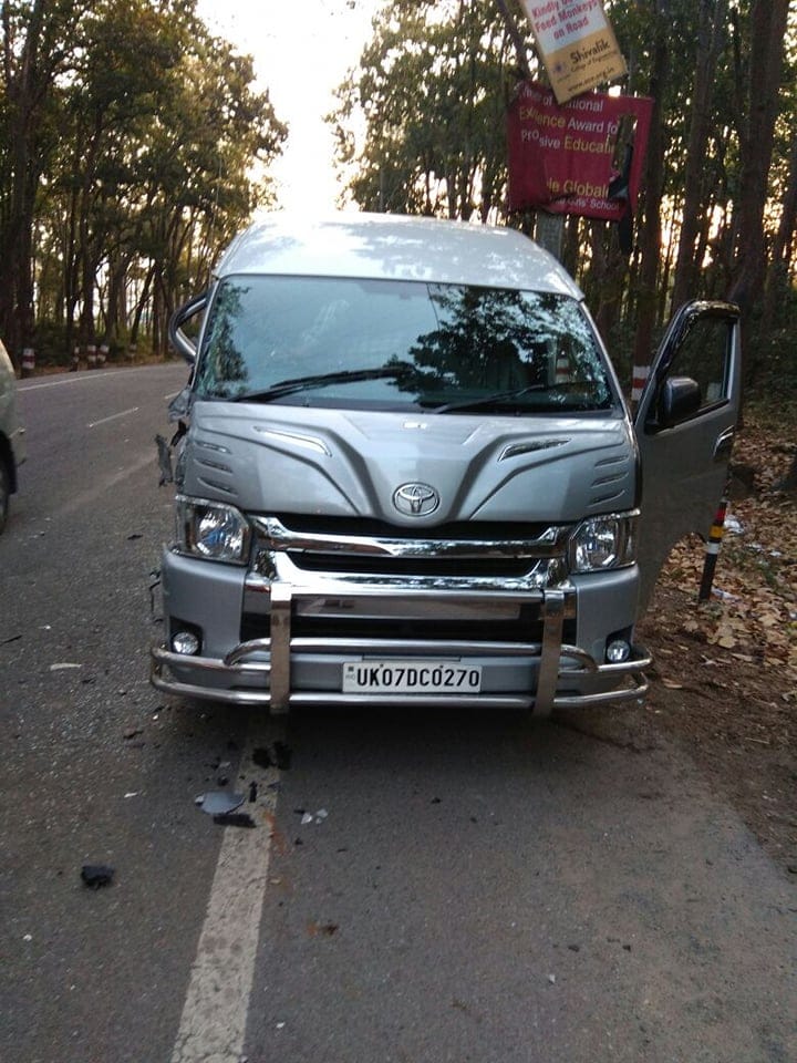 Mohammed shami car accident photos from dehradun