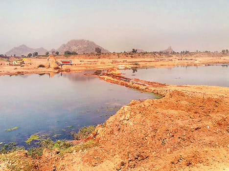 Bandhu Mafia flows the dam river