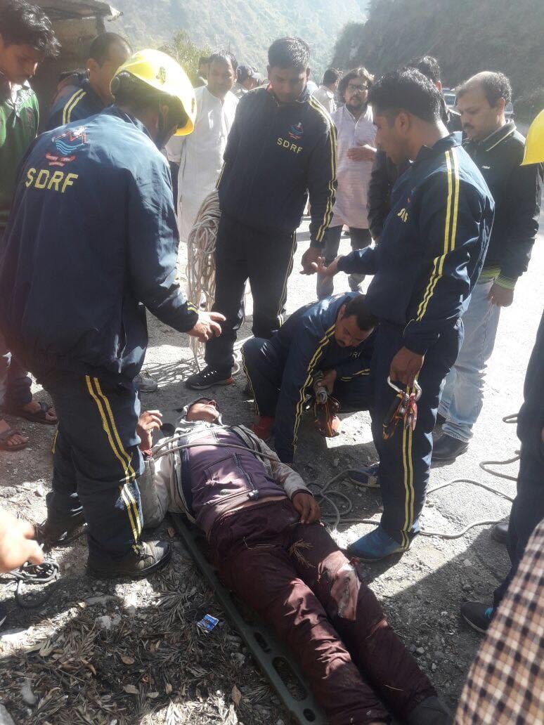 one killed two injured in badrinath highway road accident