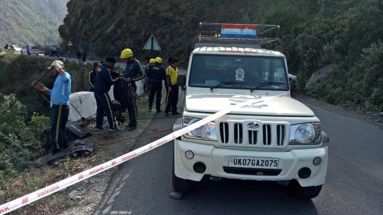 one killed two injured in badrinath highway road accident