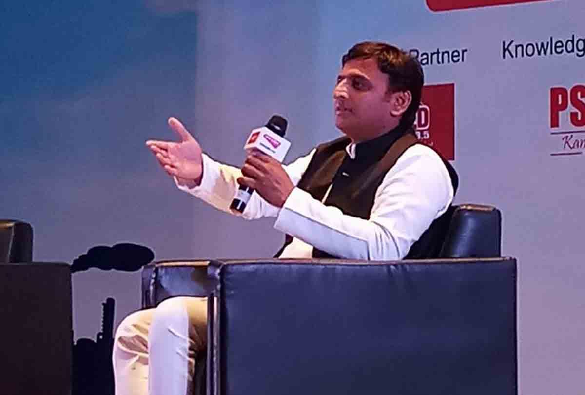 akhilesh yadav statement about bjp government in amar ujala samwad