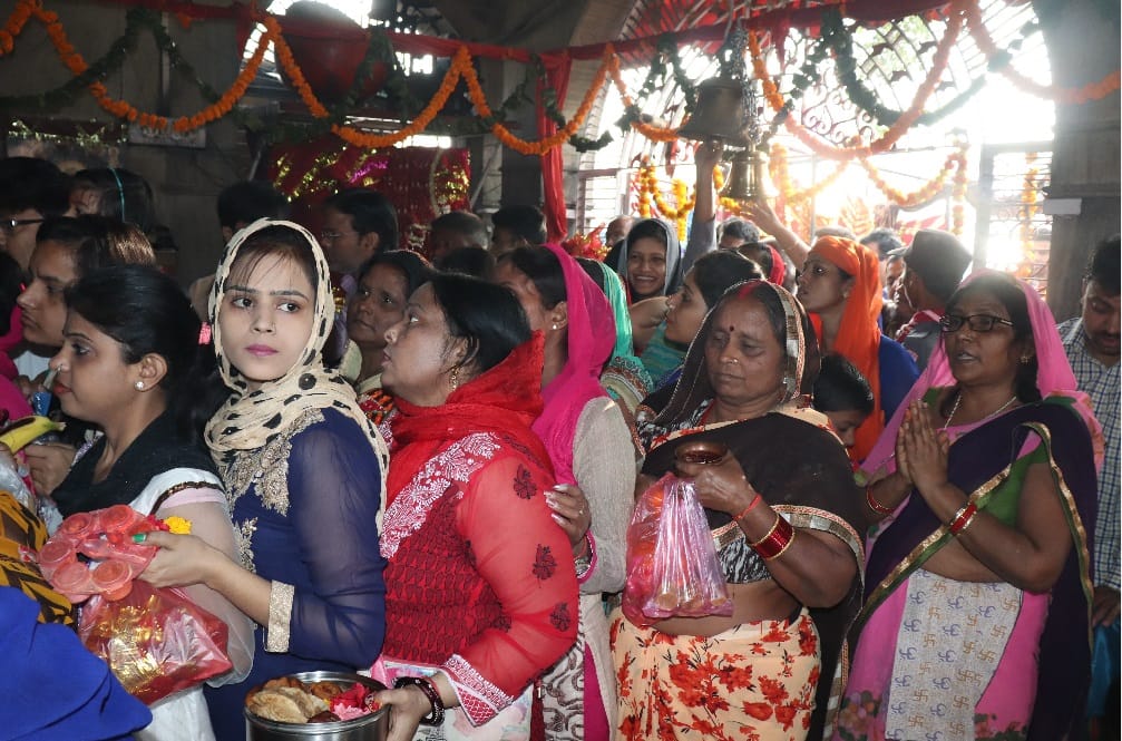 हवन-पूजन से हुई नवरात्र व्रत की पूर्णाहुति