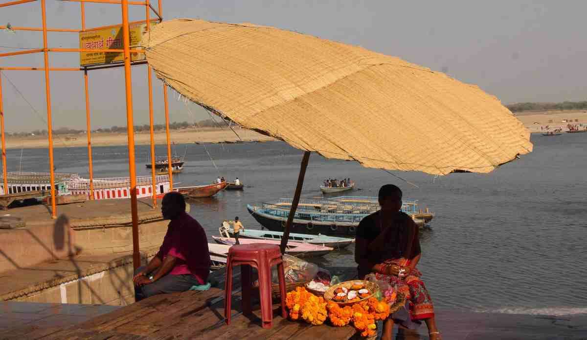 Varanasi ganga ghat will show his past and history engraved in hindi and english