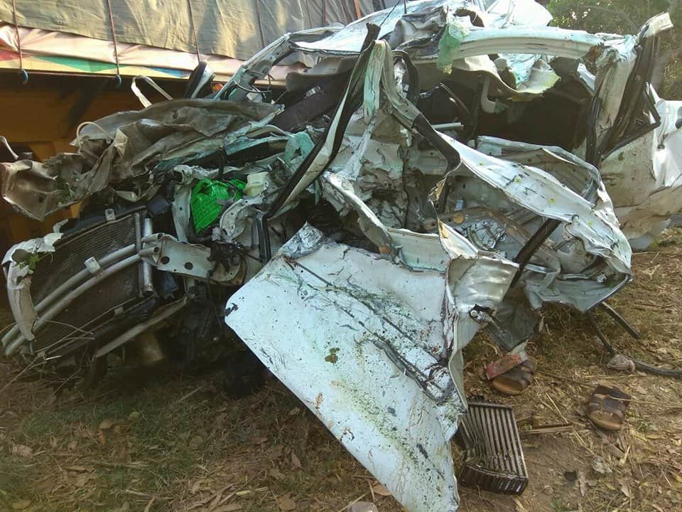 Four People of Family Died in Road Accident in Kaithal