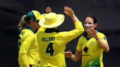 megan schutt hattrick helps australia register win over india by 36 runs