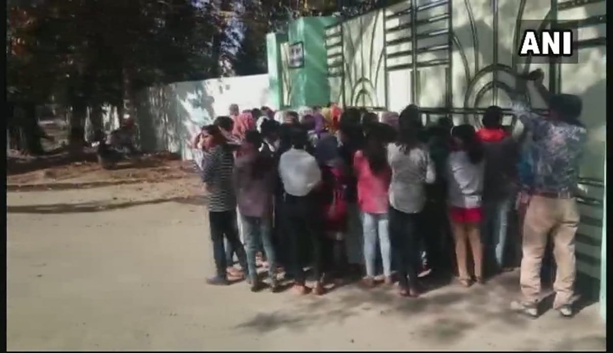 used sanitary napkin found in mp university hostel, women students 'body searched' by warden