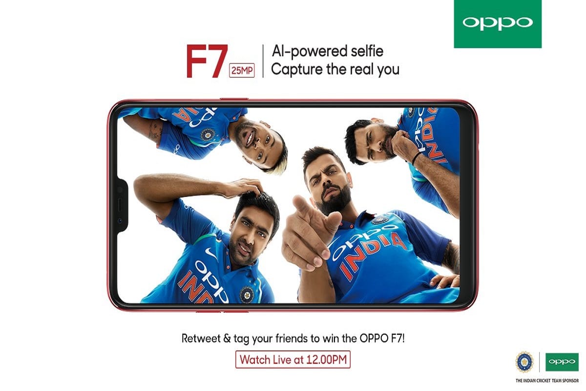 Oppo F7 set to launch in India with 24 megapixel front Camera, Know price and specifications