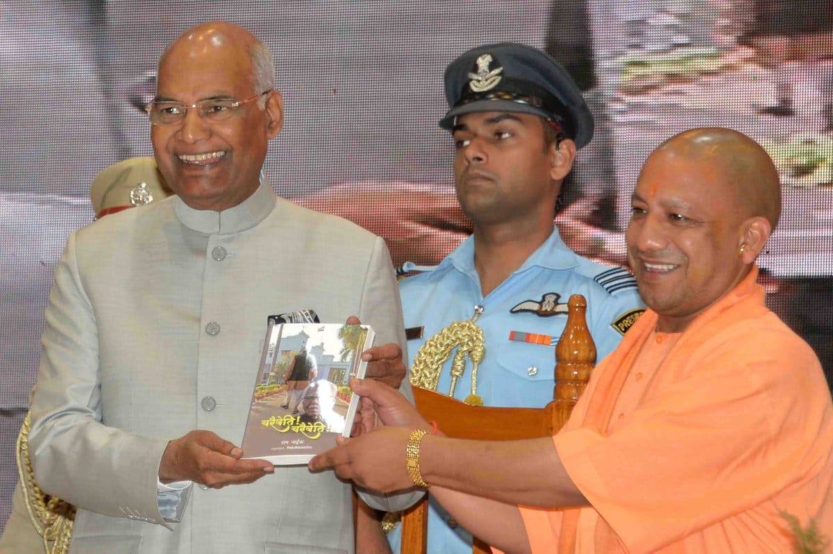 President of india share varanasi visit memory on twitter 