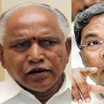  BS Yeddyurappa and cm Siddaramaiah addressing public rally for karnatka vidhansabha chunav