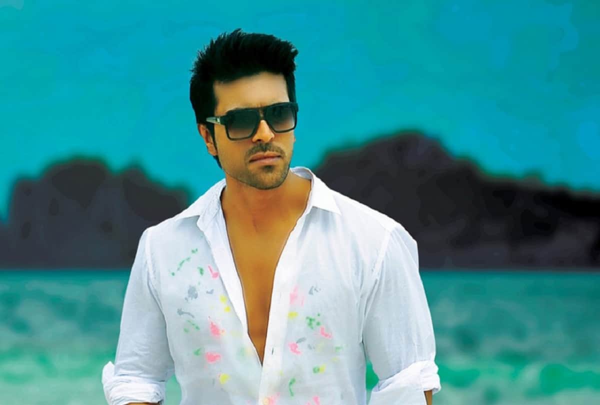 Ram Charan is seen sharing his excitement about debuting on Instagram