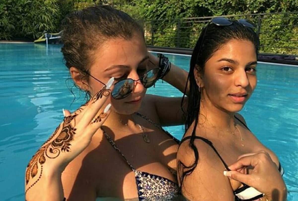 Suhana Khan bikini photos viral with her mother gauri khan