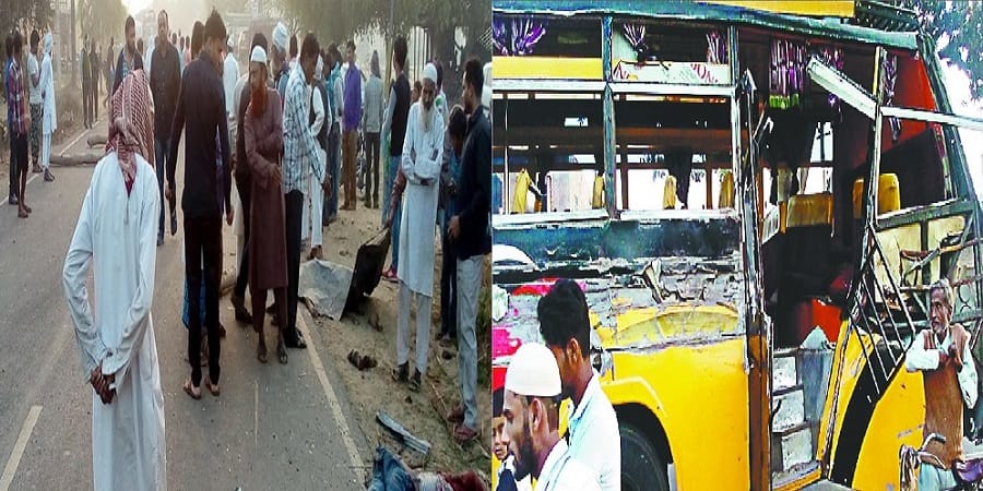 Accident in Bijnor, three killed, 16 wounded