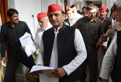 akhilesh yadav speaks on issue on ambedkar name.
